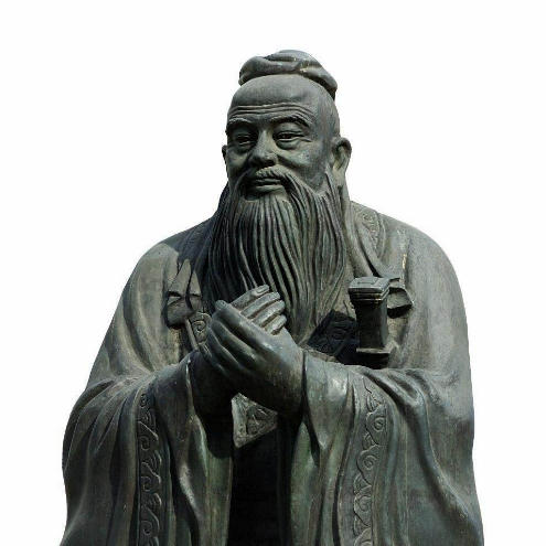 孔子雕塑-孔子石雕-校园雕塑定做-888腾博会雕塑